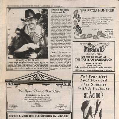 Advertisement for Country at the Dunes starring Jeff Miller (38)