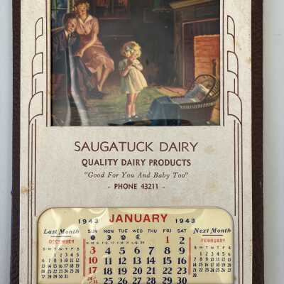 1943 Saugatuck Dairy Calendar