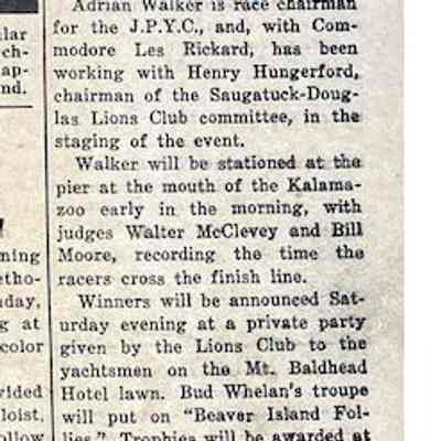 Commercial Record, July 3, 1953: may be this kind of race