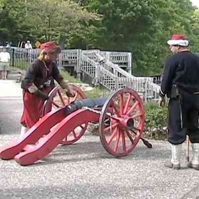 Saugatuck Cannon Firing
