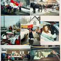 Holiday parade in wind and sleet