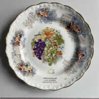 Plate, calendar 1912