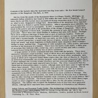 Contents of Saugatuck Burial Site