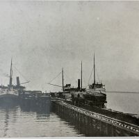 Ships at pier