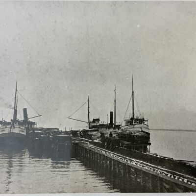 Ships at pier