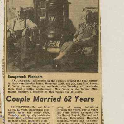 undated Grand Rapids Press newspaper clipping from May (Francis) Heath collection
