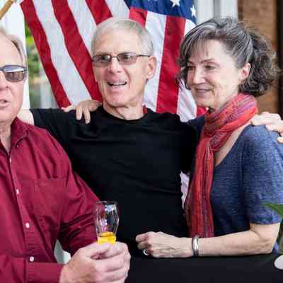 2015 Water museum opening party: CD #14 - Photo by Elliot Sturm: John Sanford, Ron Collns, Sandy Colins