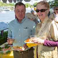          2015 Water museum opening party: CD #14 - Photo by Elliot Sturm; Dale and Laura Latulippe
   
