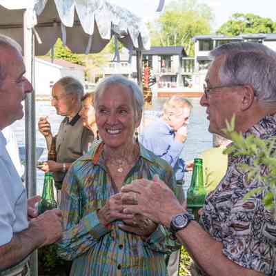 2015 Water museum opening party: CD #14 - Photo by Elliot Sturm: Bill Woods, Sunny Hill, John Peters