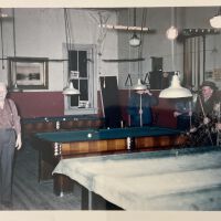 Men in Pool Hall
