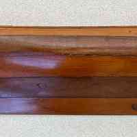          Front; A half model of the tug John Gordon used by Martel during construction.
   