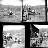          Laying pipes under river 1957 picture number 2
   