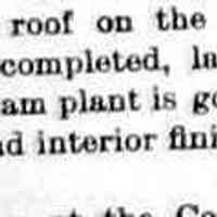          cr1896121801NewSchool-SteamPlant.jpg; slate roof, lathing, steam plant, plastering
   
