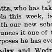          cr1897100101ProfLattaTakesCharge.jpg; Professor Latta
   