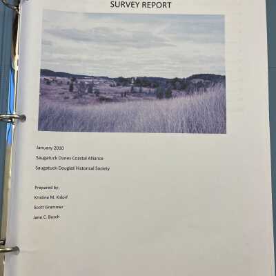Saugatuck Historic Coastal Survey Report, Ball State University: https://saugatuckdunescoastalalliance.com/wp-content/uploads/2018/06/FINAL_REPORT_MAR-2010.pdf