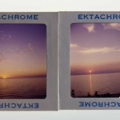 Oval Beach sunset 1962