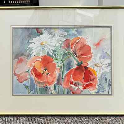 Poppies and Daisies by Molly Baker