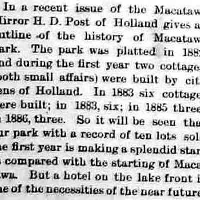 cr1895090601MacatawaParkSales.jpg 27KB: comparison to Macatawa park in Holalnd