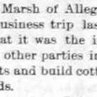          cr1896052901HFMarsh-AlleganBusinessmenToBuyParkLots.jpg 9KB; H.F. Marsh of Allegan intends to purchase lots
   