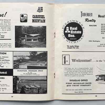 Carousel Mountain, Casa Loma, Tubergen Realty at 3484 Washington, First Michigan Bank in Douglas