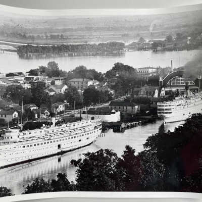 North American docked in Saugatuck