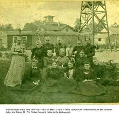 Julia Morrison Francis and women c1890