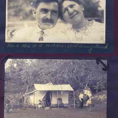 MF-LA-0003.JPG 3.5MB: Living in a tent for the summer, children Hazel and Helen
