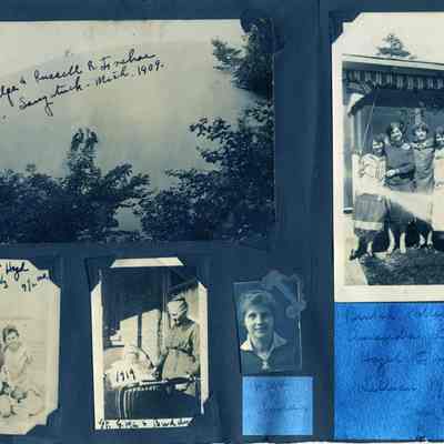 MF-LA-0008.JPG: Ross Phelps 1909, Hazel Frehse, Beulah Williamson? Amanda Lange?