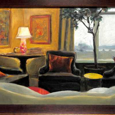 Red House Interior by Ken Carls