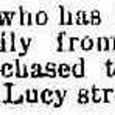 cr1889090601LEVietsBuysAdamsHomesteadLucySt.jpg: L.E. Veits purchase old Adams homestead on Lucy