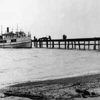          Ca 1915 The Anna Wilson at Pier Cove; Wilson at Pier Cove ca 1910
   