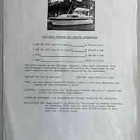         PATRICIAN 1984 RATE SCHEDULE AND CHARTER INFORMATION
   