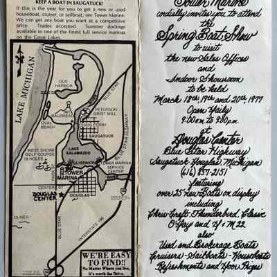 1977 boat show brochrue