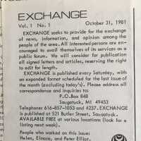          Published at 521 Butler Street, a residence across the street from the Wickwood Inn by Helen, Elmore and Peter Elliot. Later editions credits a Giner and Jane as well..
   