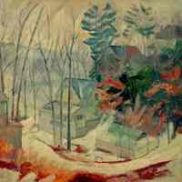 Krehbiel winter painting letter 1938