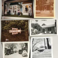          Group 1; Photos of Heath home at 525 Butler placed in Archive Property Files, Paddlewheeler in Nautical History, Snowy Butler Street in weather events, Person by shop door in Accession Folder
   