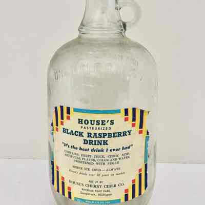 House's Black Raspberry Drink Jug