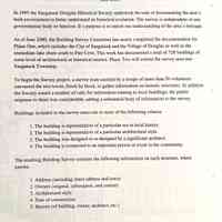          Historic Building Survey Report
   