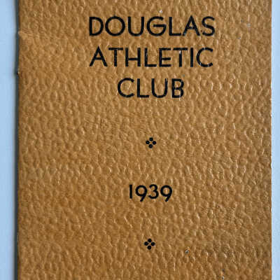 Douglas Athletic Club by-laws booklet