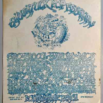 Saugatuck Pops Festival flyer, 1969