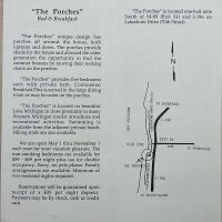          “The Porches” Bed & Breakfast, pages 2 & 3
   