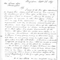 Letter from Oshea Wilder to Lucius Lyon (1837)