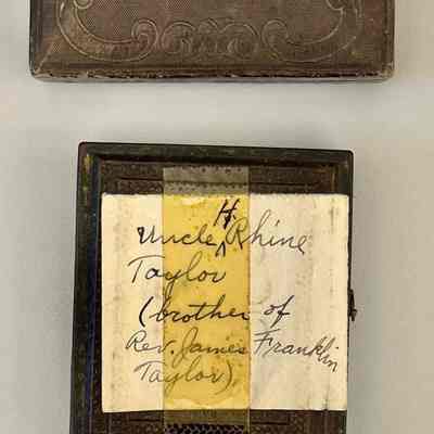 group 4 outside: Uncle H. Rhine Taylor (brother of Rev. James Franklin Taylor)