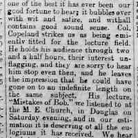          cr1880050701ColLFCopelandLectures.jpg; Colonel  L.F. Copeland lecture 