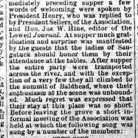          cr1886070201PressExcursion1.jpg; Captain George Crawford and the boat Purdy transported 60 reporters from Richmond.
   