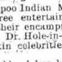          cr1887090901KickapooIndianMedicineCompany.jpg; Kickapoo Indian Medicine Co. free show at race course with Dr. Hole-in-the-Day
   