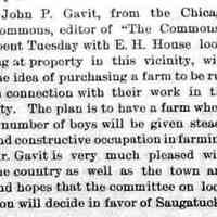          cr1899042801JohnPGavit-BoysResortInSaug.jpg; John P. Gavit from the Chicago Commons, editor of the 