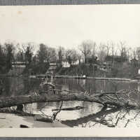 Cottages along the water
