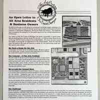 Fine Arts Pavilion Capital Campaign appeal letter