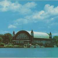          Big Pavilion from across the River Postcard
   